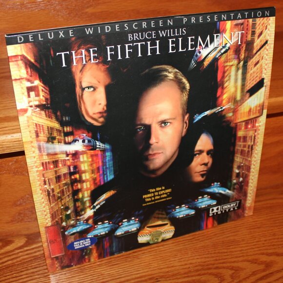 3/$77- flawless discs THE FIFTH ELEMENT Deluxe Widescreen Laserdisc Bruce Willis - Picture 5 of 6